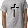 Cross with shadow t-shirt