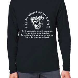 Alternative view of By His Wounds 2 crewneck