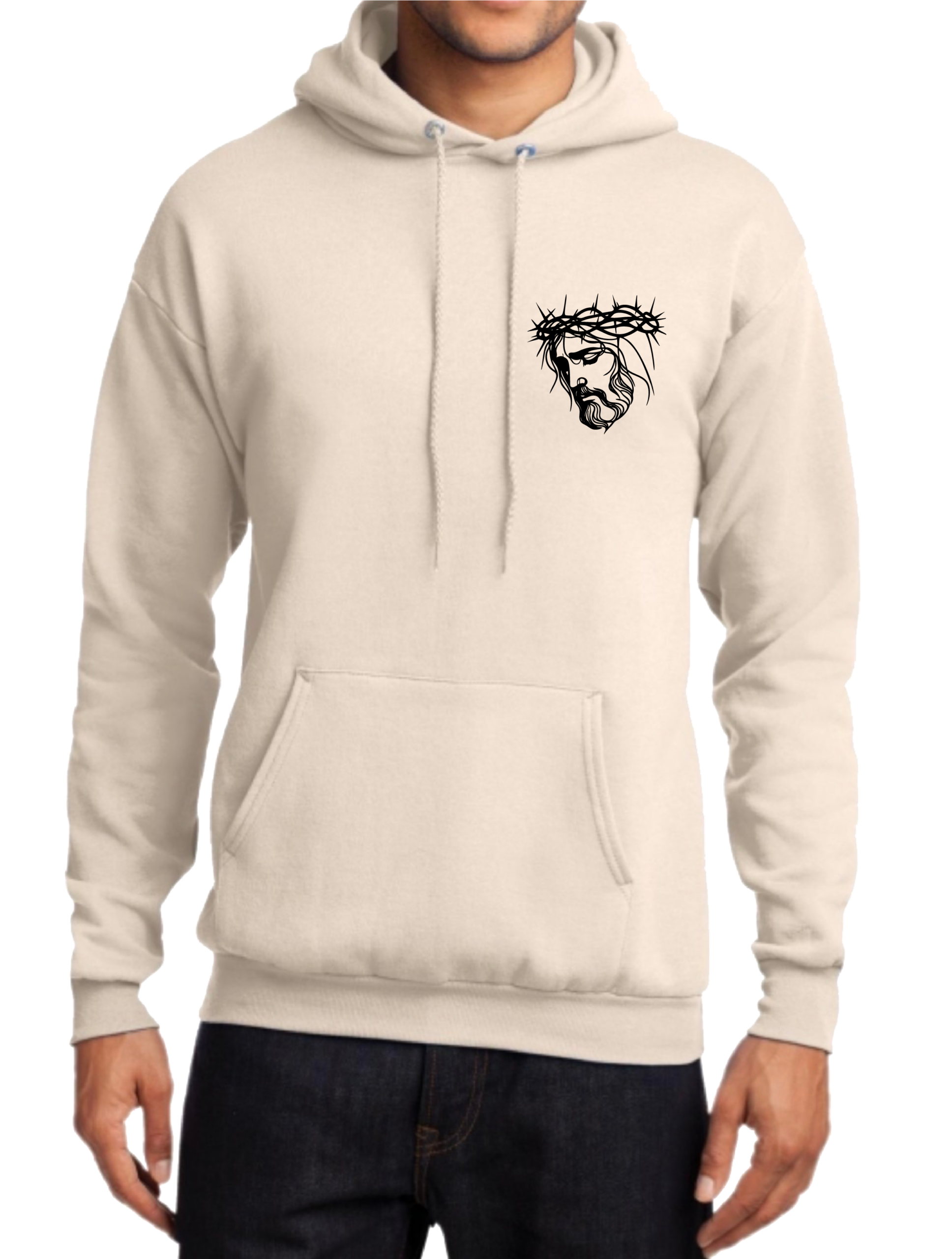 By His Wounds 1 Hoodie - Image 6