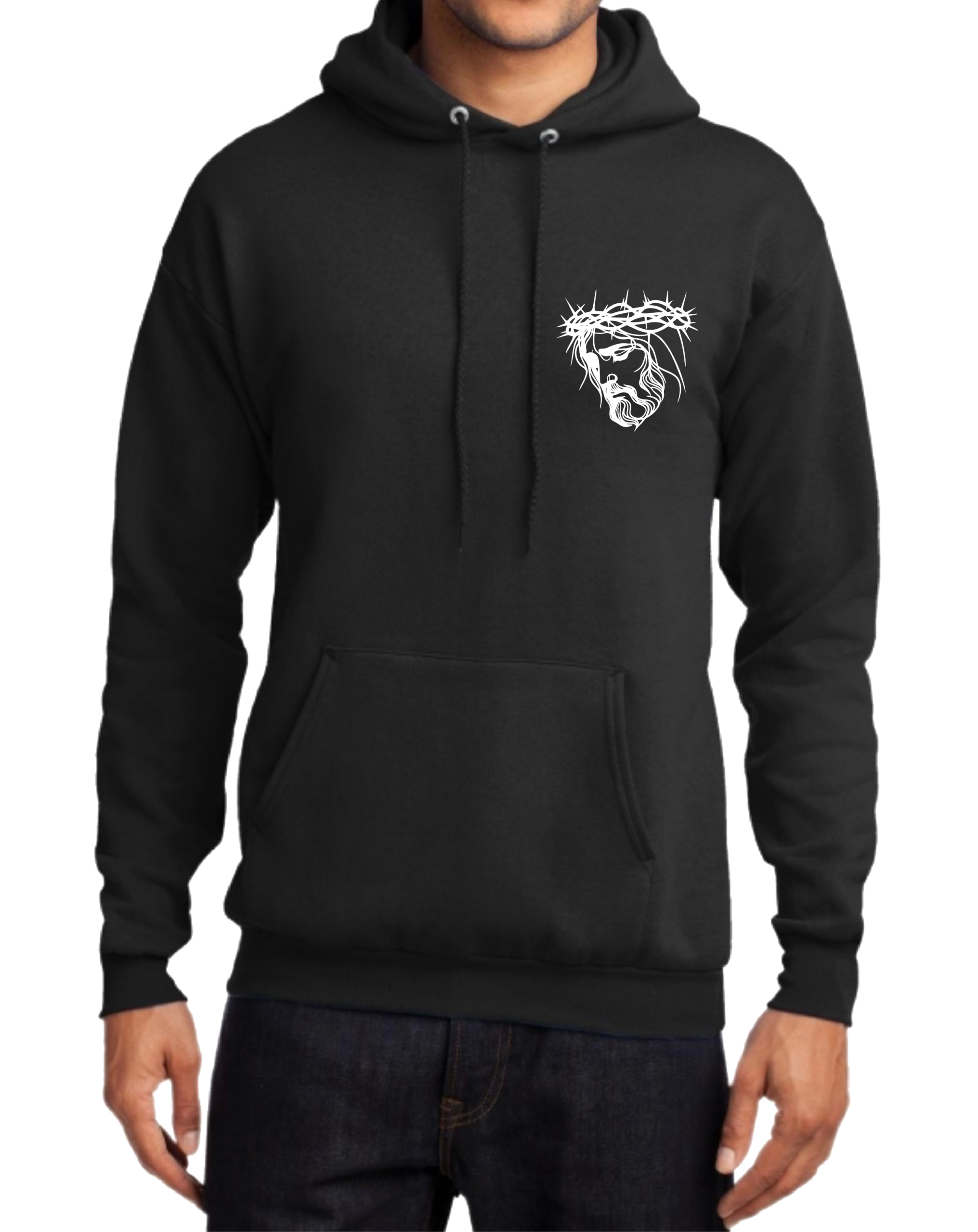 By His Wounds 1 Hoodie - Image 2