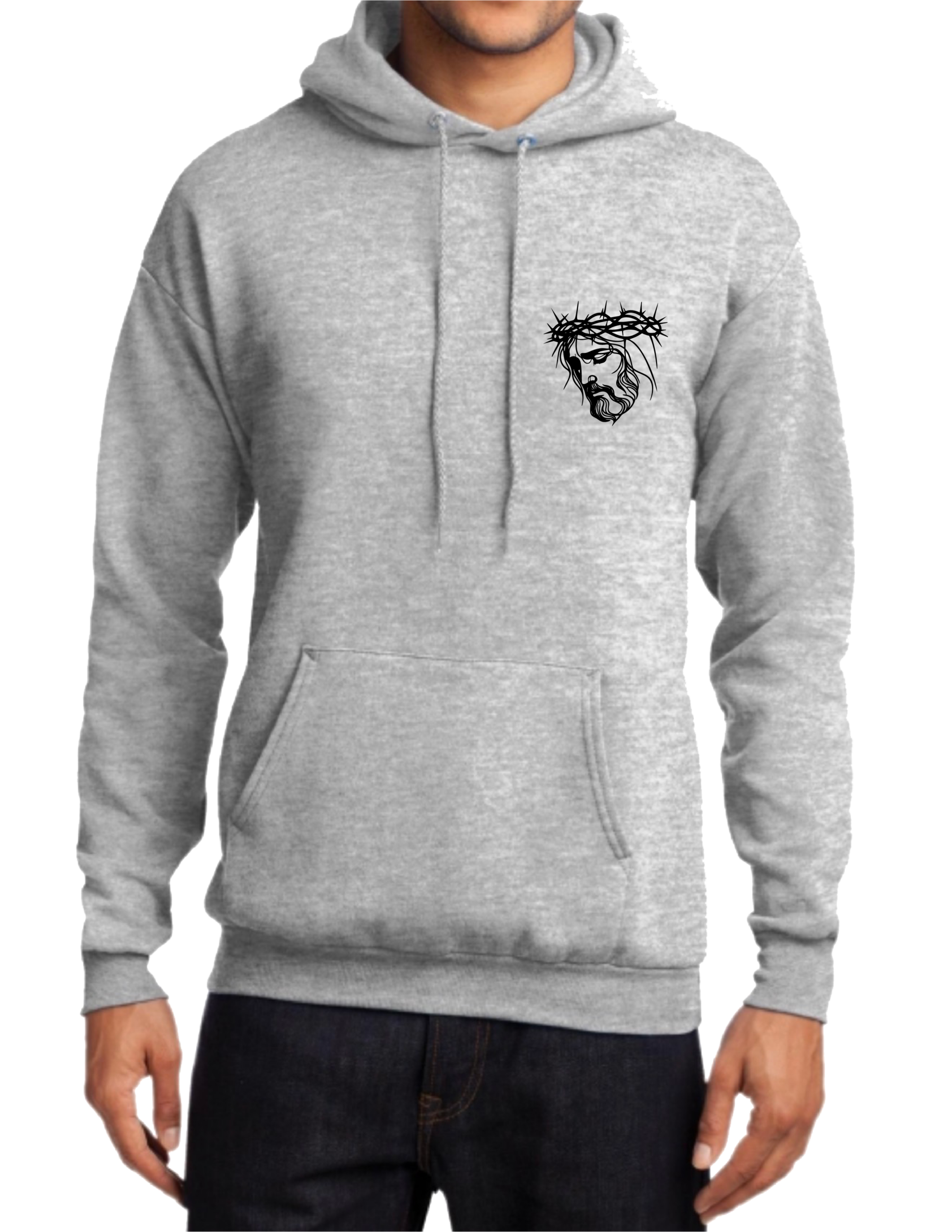 By His Wounds 1 Hoodie - Image 4