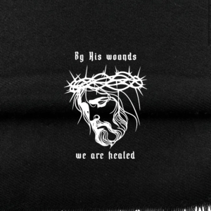 Alternative view of By His wounds scarfs