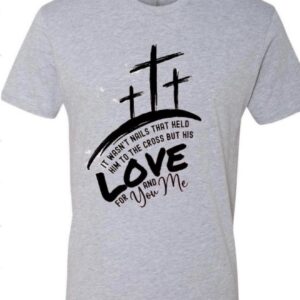 3 crosses with love kids t-shirt